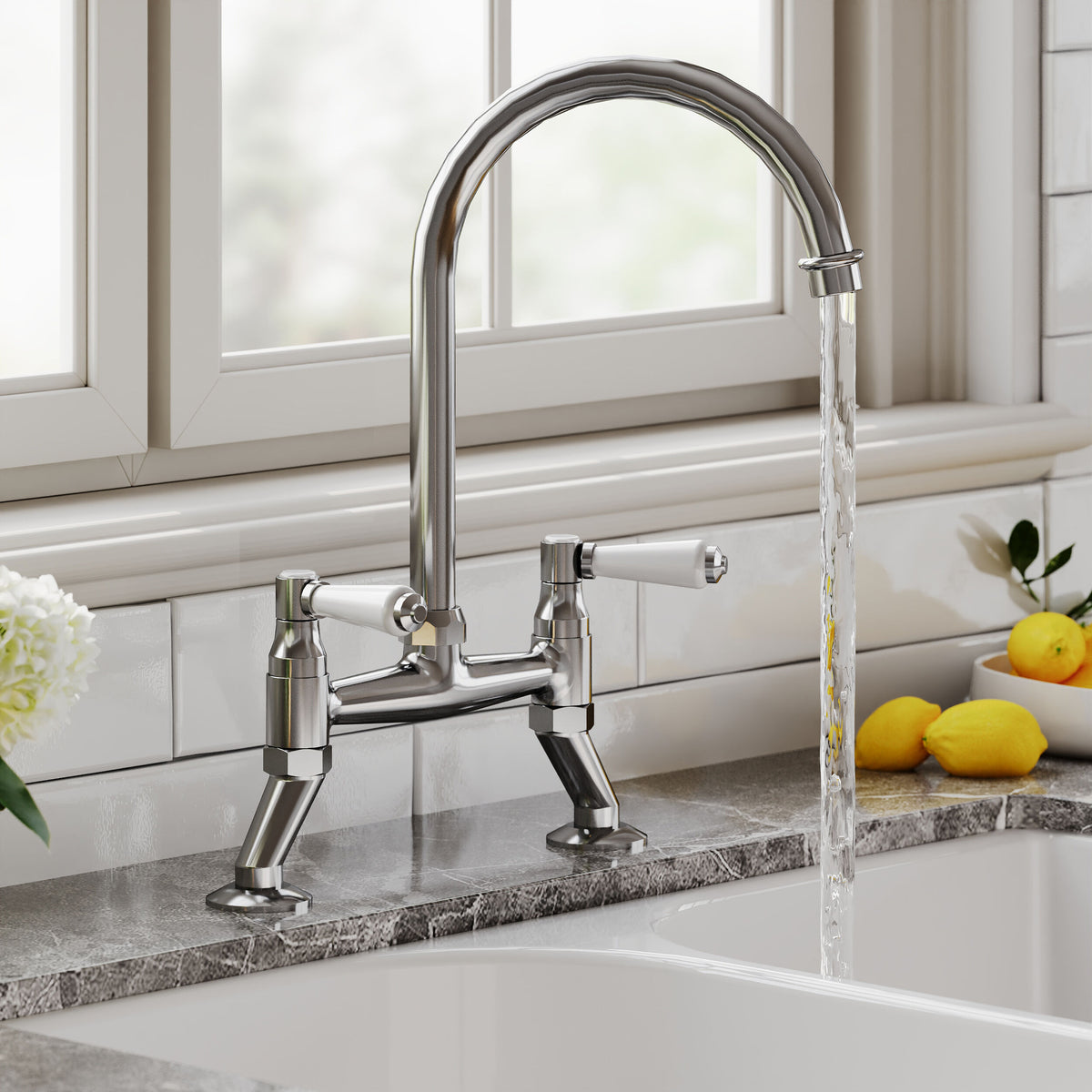 Helsinki Lever Handle Kitchen Sink Mixer Tap