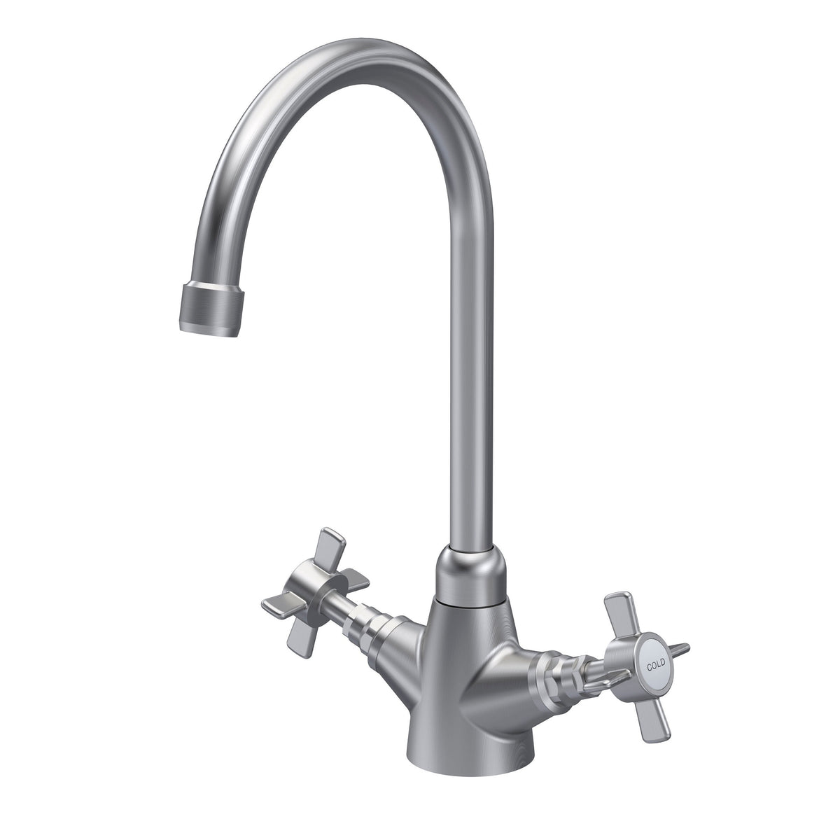 Astor Traditional Mono Dual Handle Kitchen Sink Mixer Tap