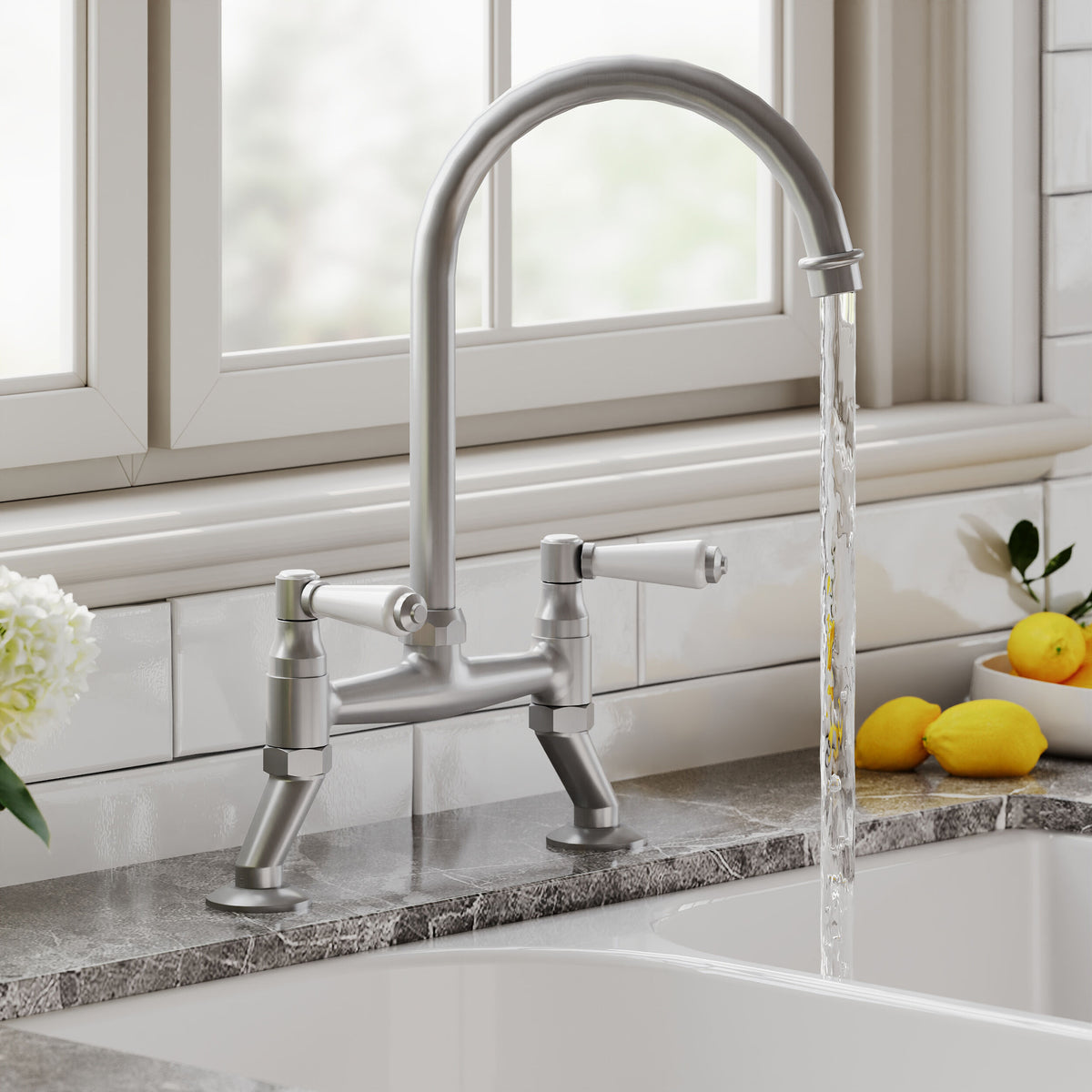 Helsinki Lever Handle Kitchen Sink Mixer Tap
