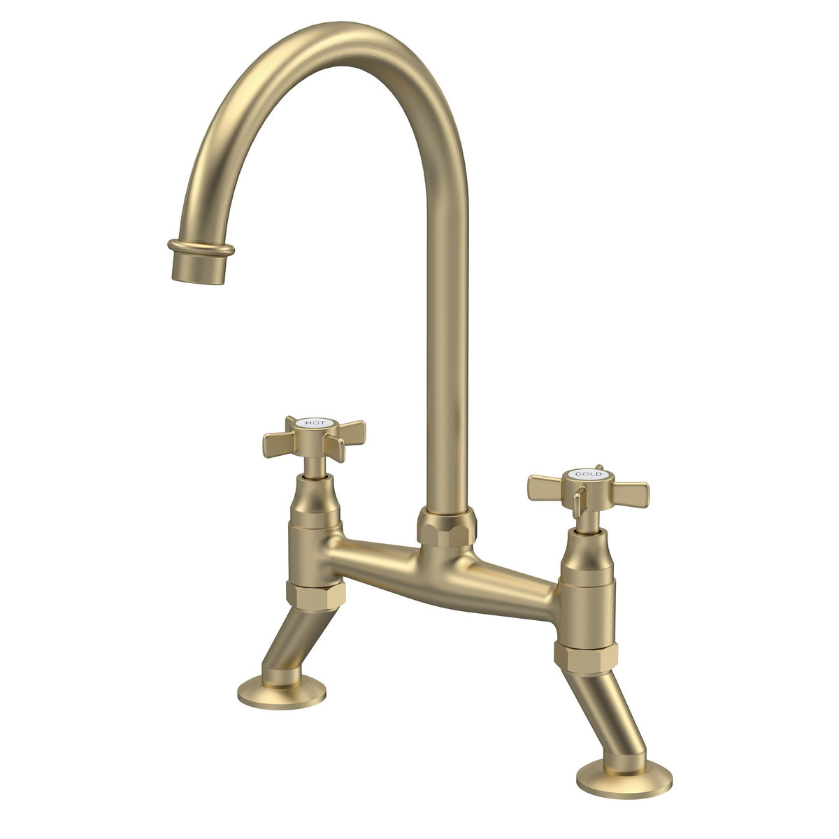 Helsinki Crosshead Handle Kitchen Sink Mixer Tap