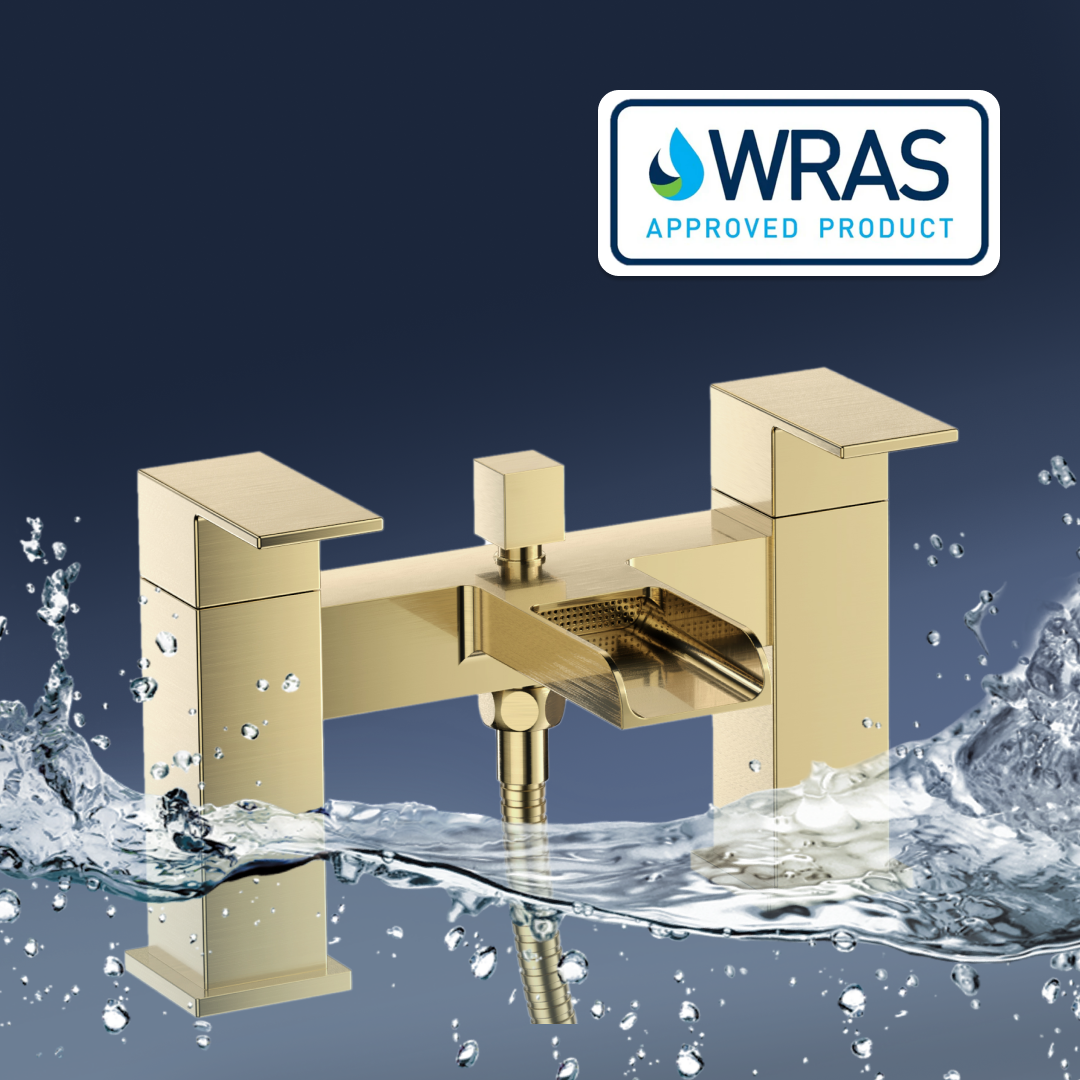 Kinetic Square Waterfall Bath Shower Mixer Tap