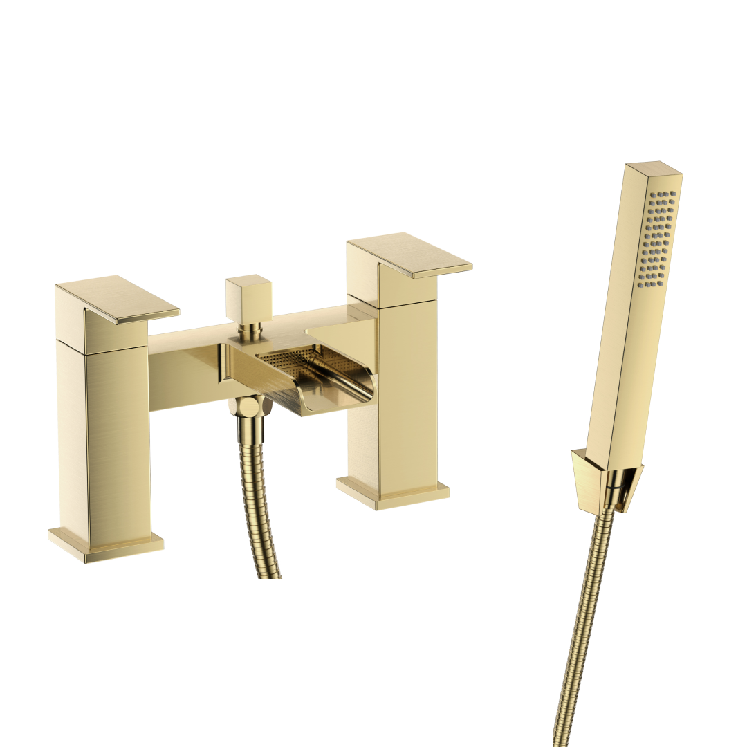 Kinetic Square Waterfall Bath Shower Mixer Tap
