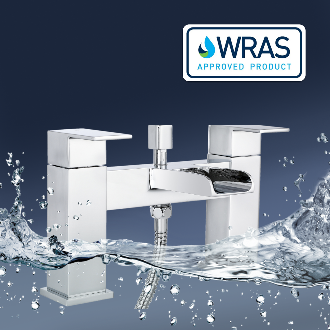 Kinetic Square Waterfall Bath Shower Mixer Tap