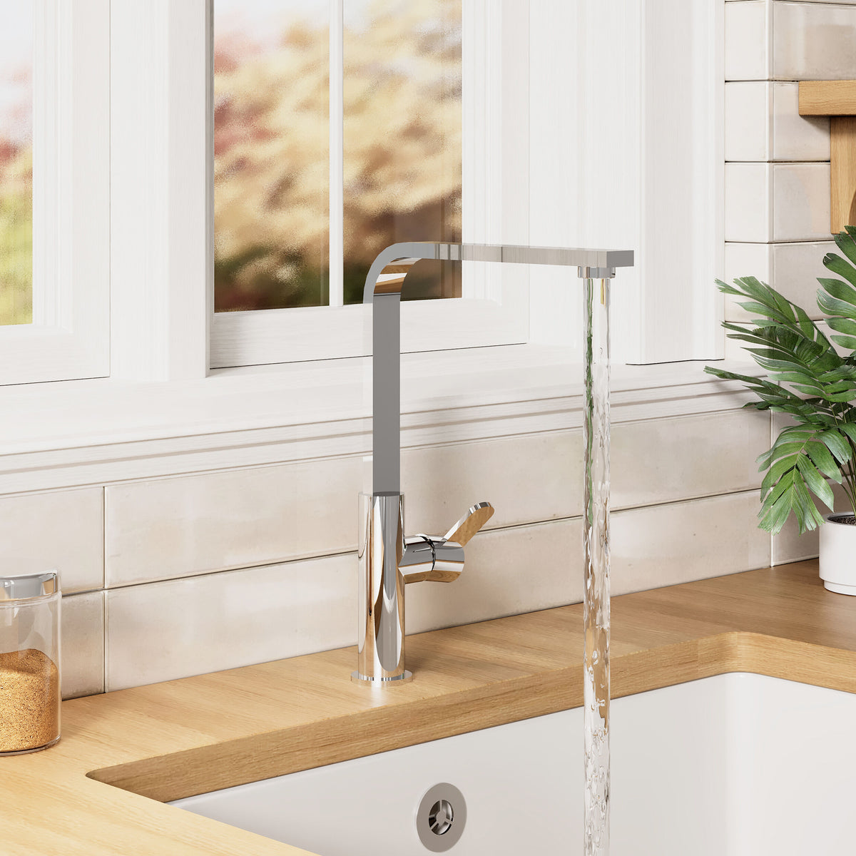 Rio Mono Single Lever Handle Kitchen Sink Mixer Tap