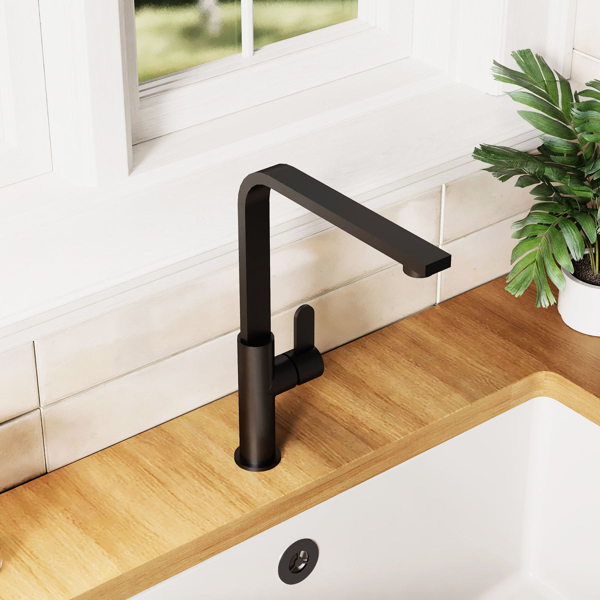 Rio Mono Single Lever Handle Kitchen Sink Mixer Tap