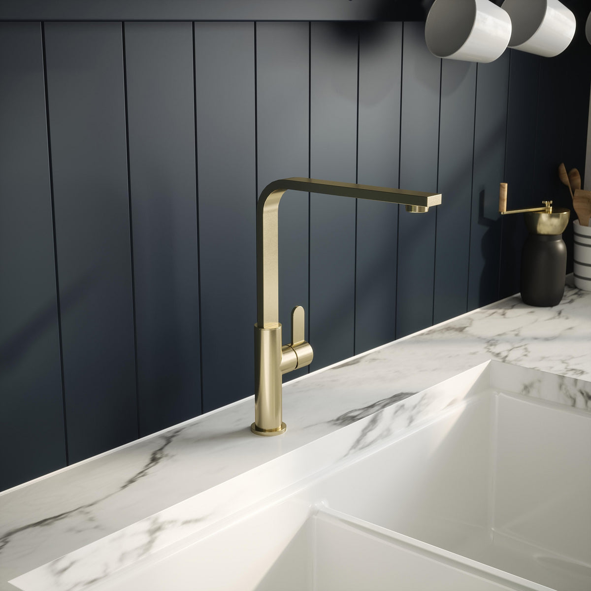 Rio Mono Single Lever Handle Kitchen Sink Mixer Tap