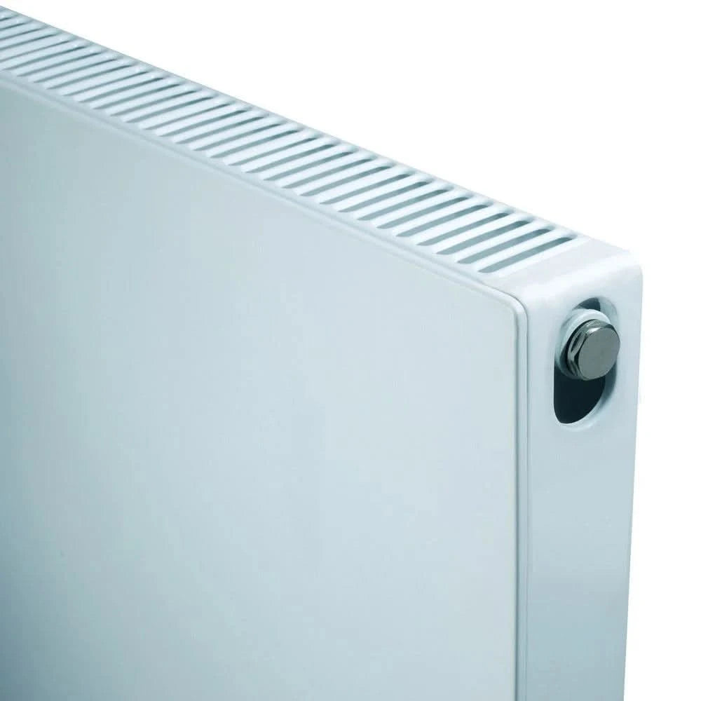 iBathUK Air Type 22 Panel Radiator with Thermostatic Radiator Valves - White - Various Size Options