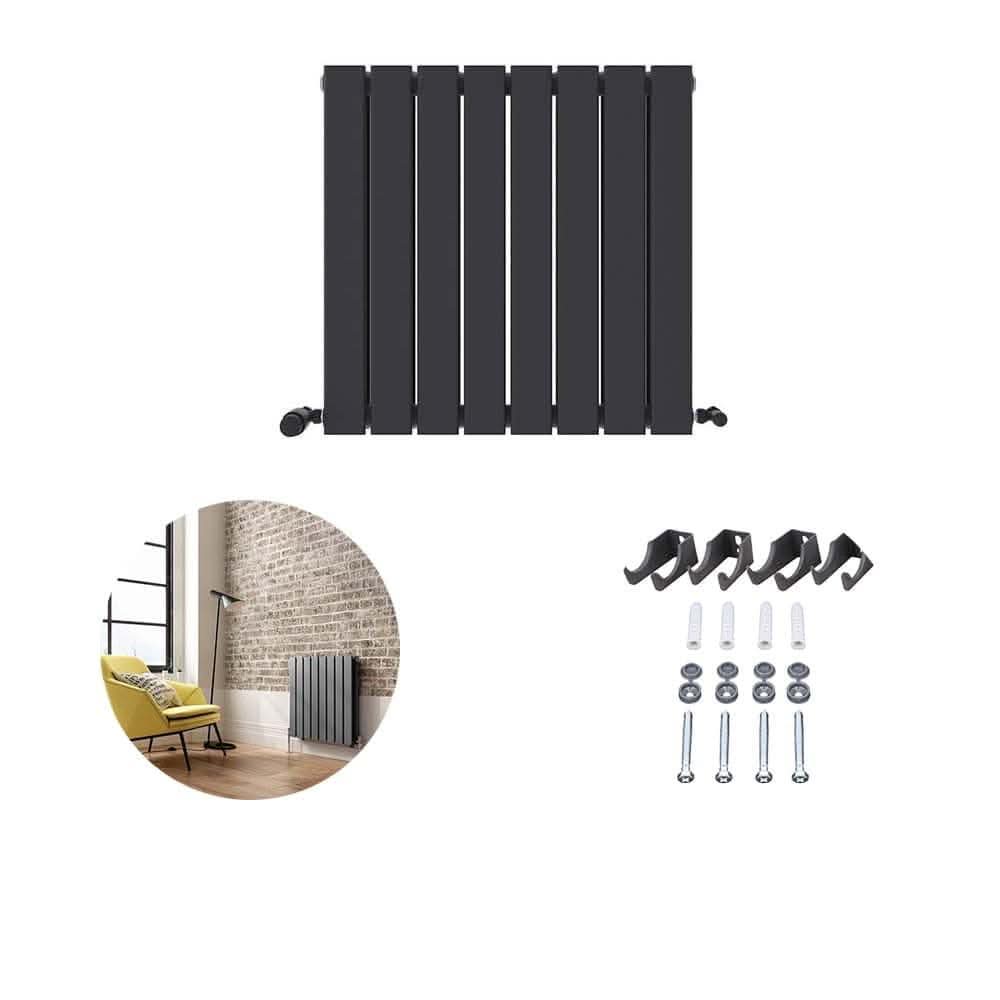 iBathUK Apex Horizontal Double Panel Slim Flat Radiator, Designer Radiator, UK Radiators, Slim Radiators