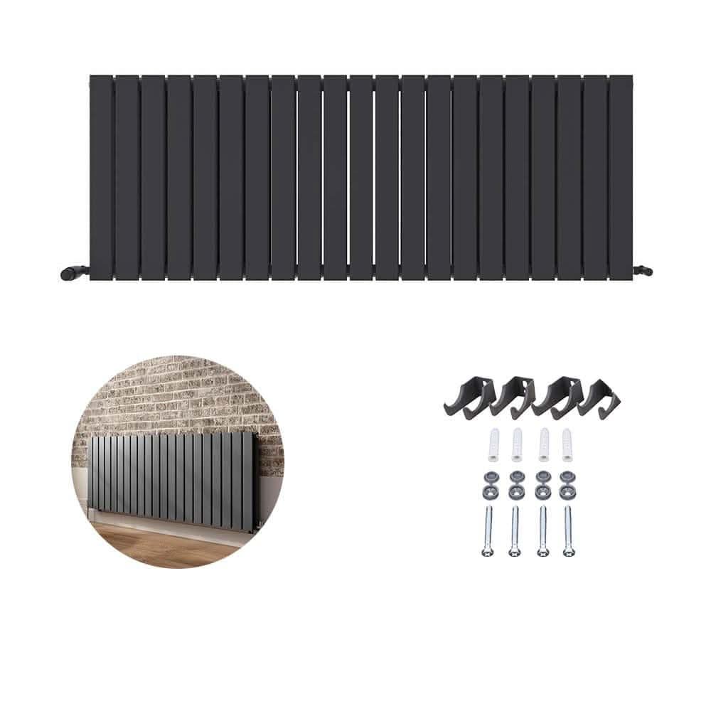 iBathUK Apex Horizontal Double Panel Slim Flat Radiator, Designer Radiator, UK Radiators, Slim Radiators