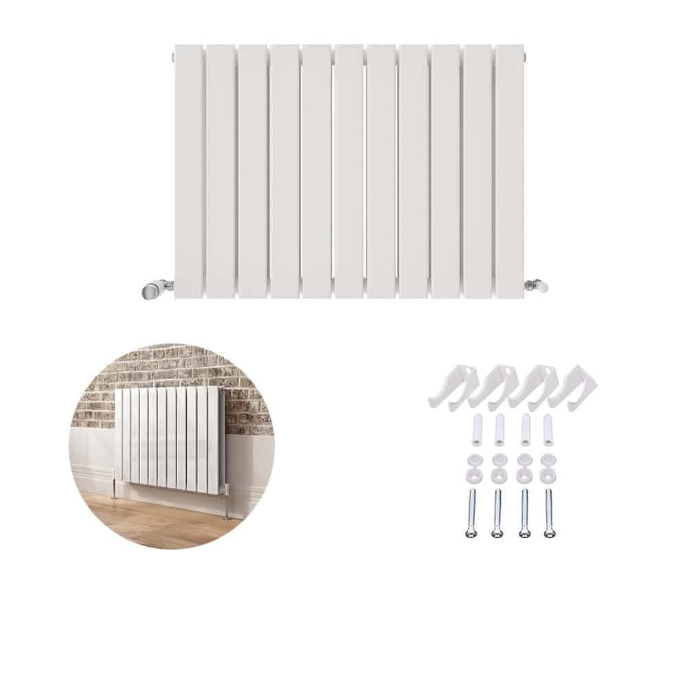 iBathUK Apex Horizontal Double Panel Slim Flat Radiator, Designer Radiator, UK Radiators, Slim Radiators