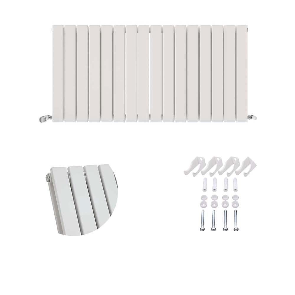 iBathUK Apex Horizontal Double Panel Slim Flat Radiator, Designer Radiator, UK Radiators, Slim Radiators
