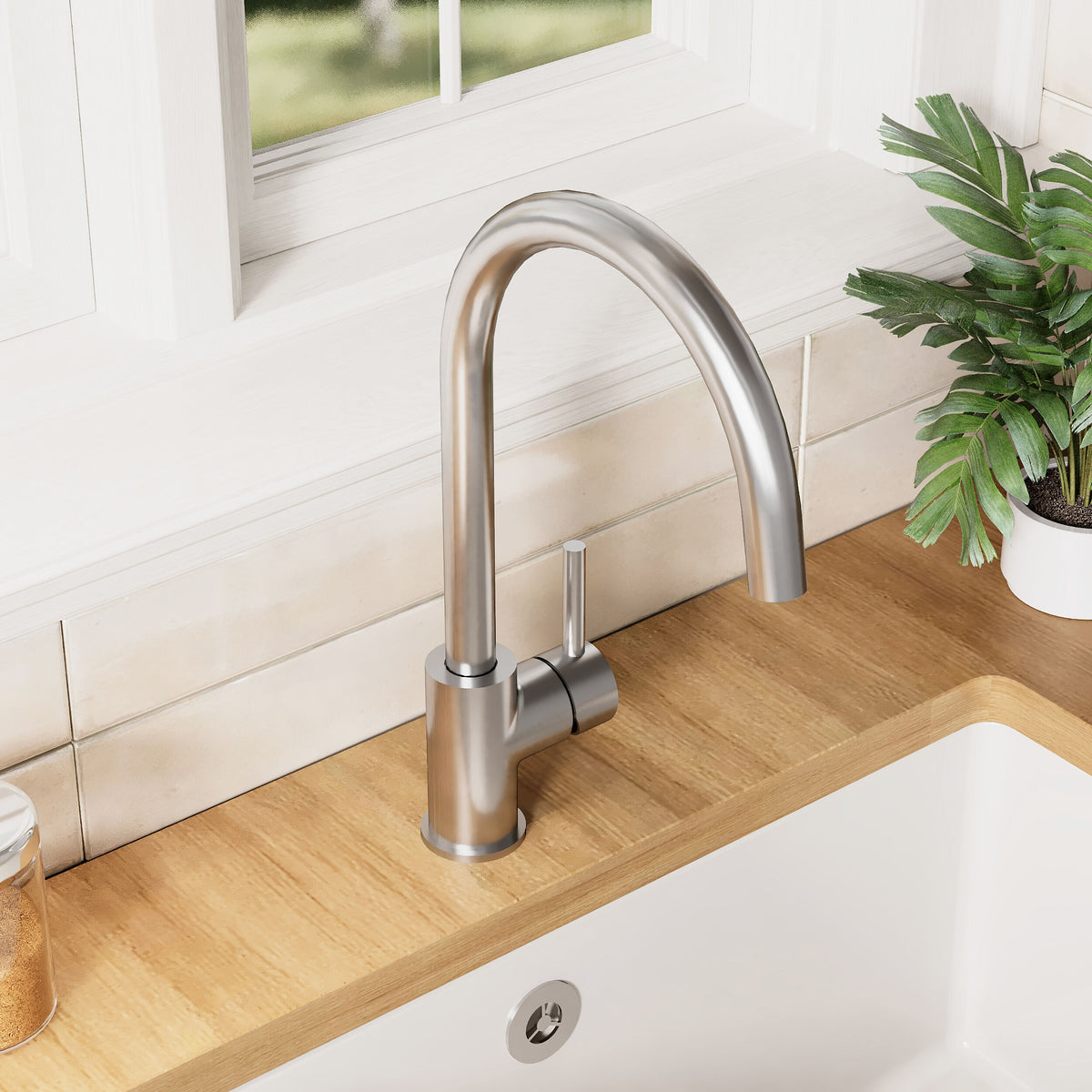 Lachun Mono Single Lever Handle Kitchen Sink Mixer Tap