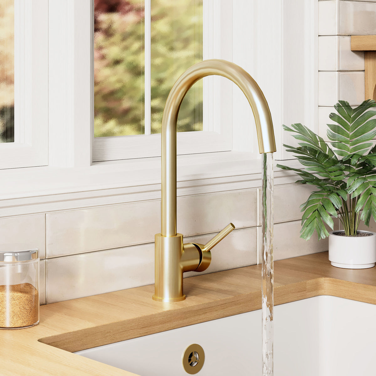 Lachun Mono Single Lever Handle Kitchen Sink Mixer Tap