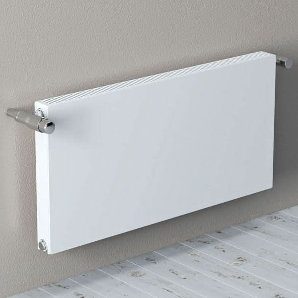 iBathUK Air Type 11 Panel Radiator with Thermostatic Radiator Valves - White - Various Size Options
