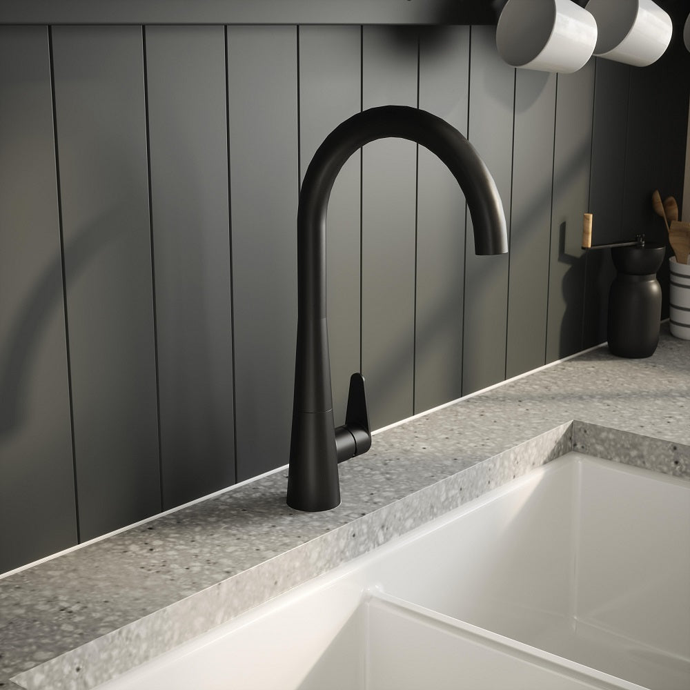Wave Mono Single Lever Handle Kitchen Sink Mixer Tap