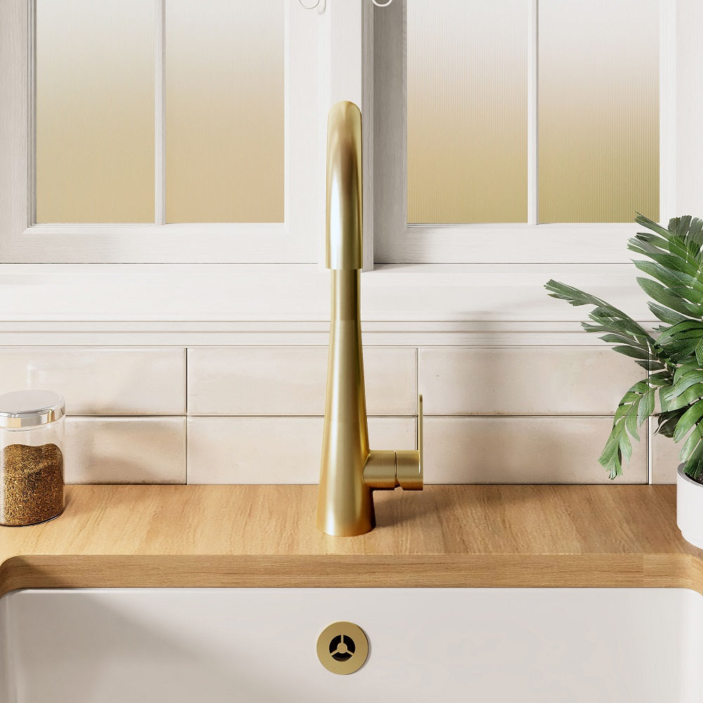 Wave Mono Single Lever Handle Kitchen Sink Mixer Tap
