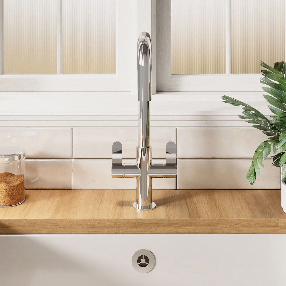 Cozy Mono Dual Lever Handle Kitchen Sink Mixer Tap