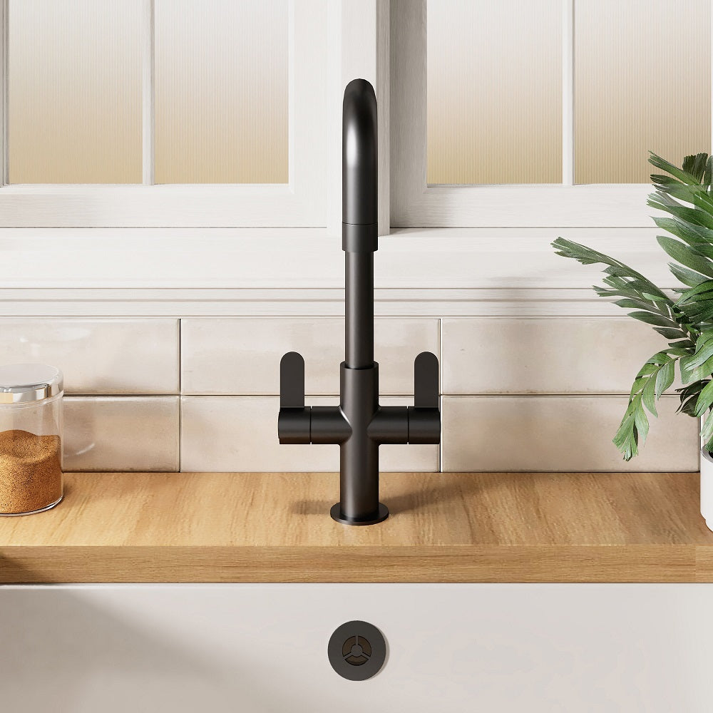 Cozy Mono Dual Lever Handle Kitchen Sink Mixer Tap