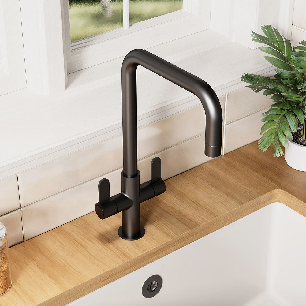 Cozy Mono Dual Lever Handle Kitchen Sink Mixer Tap