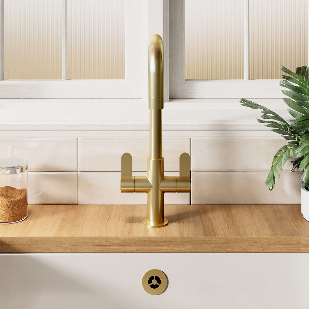Cozy Mono Dual Lever Handle Kitchen Sink Mixer Tap