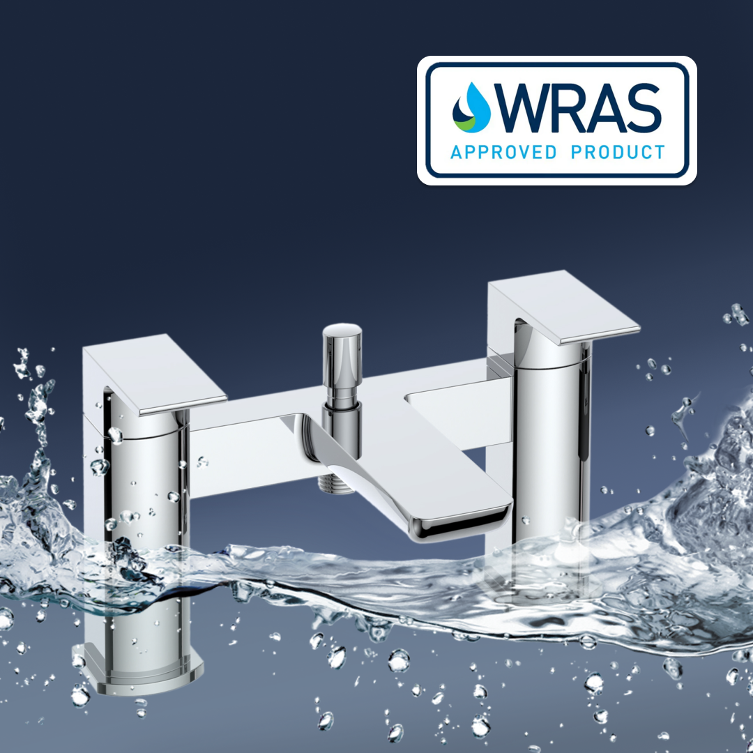 Lagoon Soft Square Bath Shower Mixer Tap
