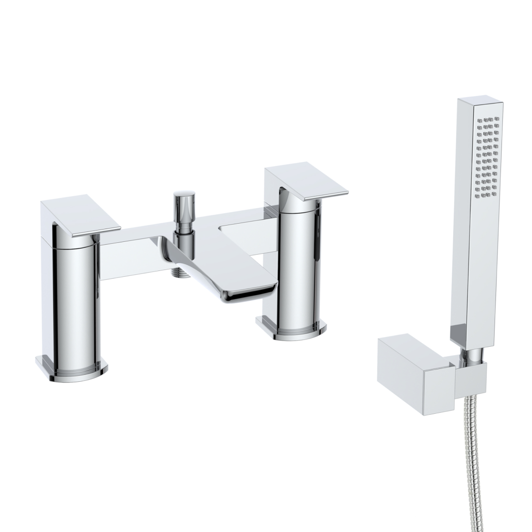 Lagoon Soft Square Bath Shower Mixer Tap