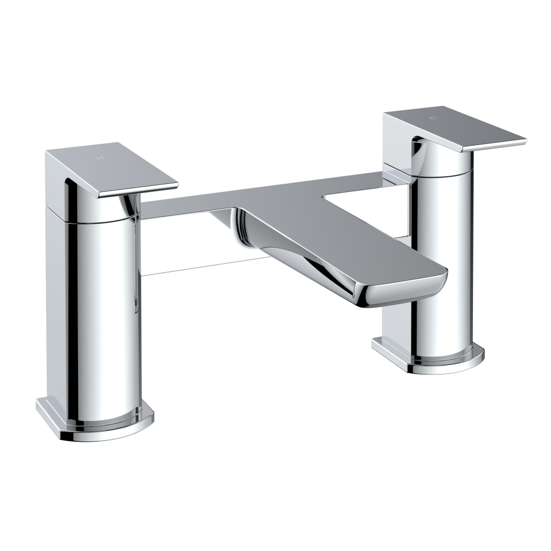 Lagoon Soft Square Bath Filler Tap