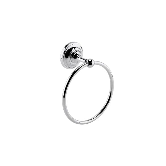 Glow Traditional Towel Ring - Chrome