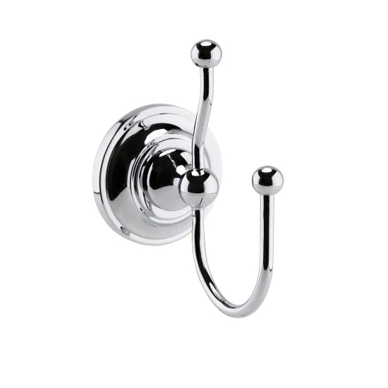 Premier Double Robe Hook - Chrome
