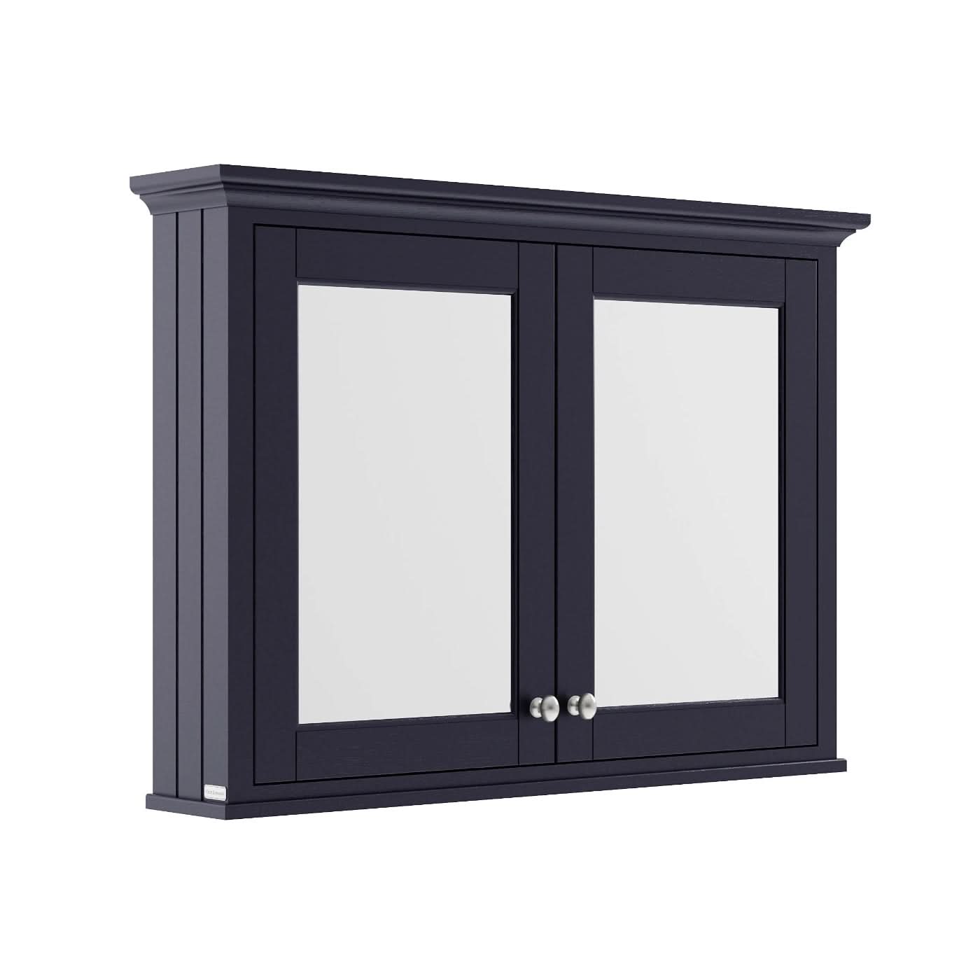 Carbon Non Illuminated Mirror Cabinet