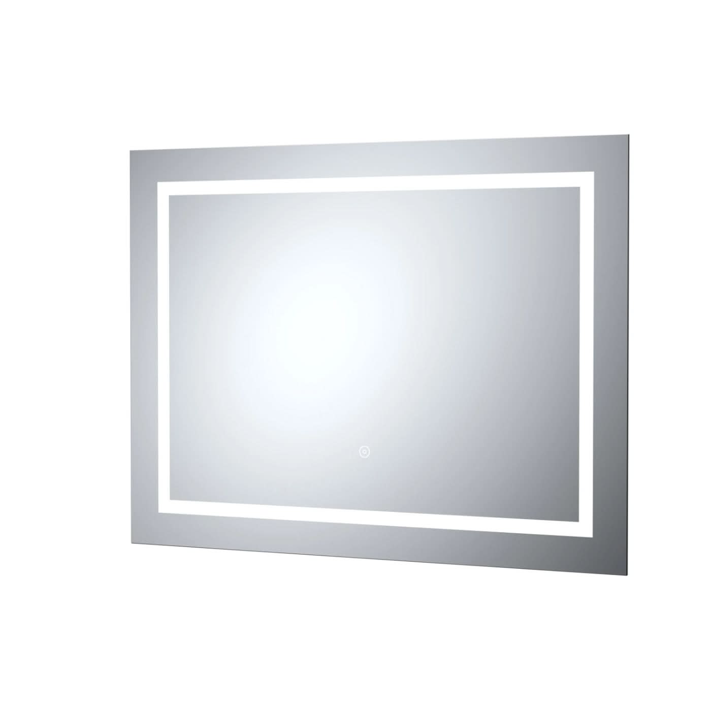 Clay Touch Sensor Rectangular Illuminated Mirror - 600mm x 800mm