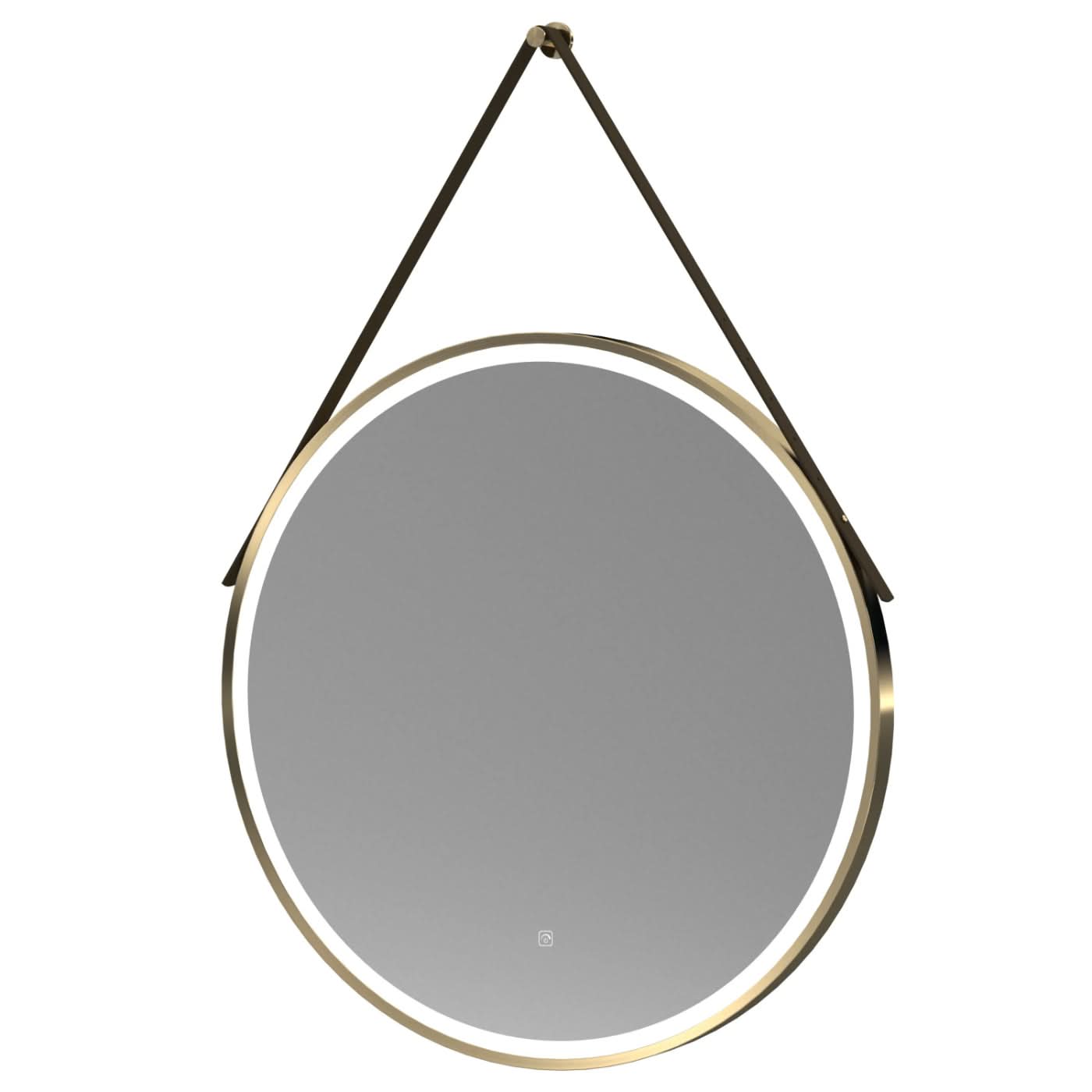 Aria Round Touch Sensor Framed Illuminated Mirror