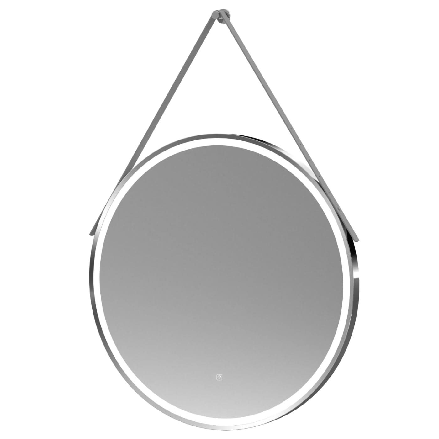 Aria Round Touch Sensor Framed Illuminated Mirror