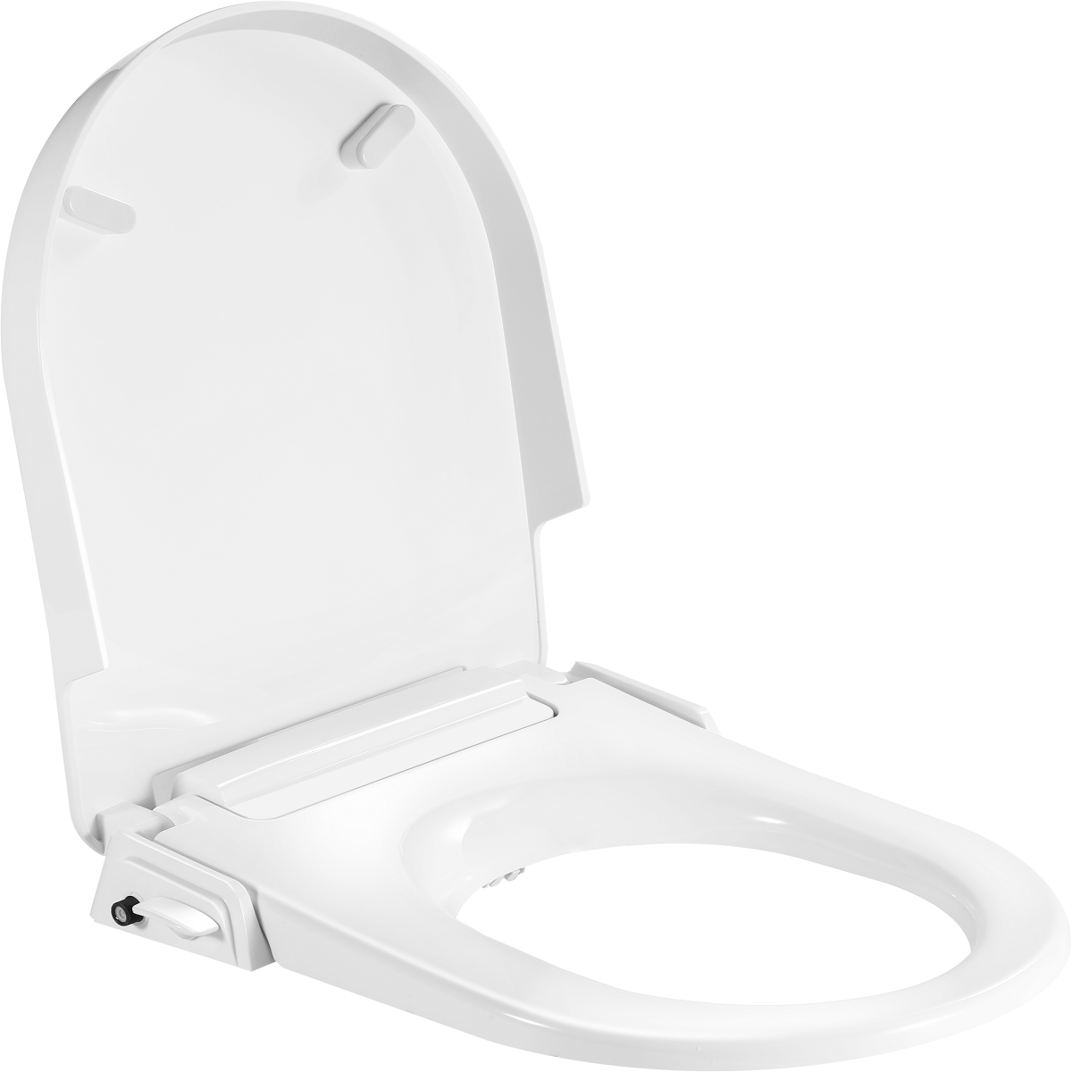 Rimini D Shape Soft Close Bidet Toilet Seat - White