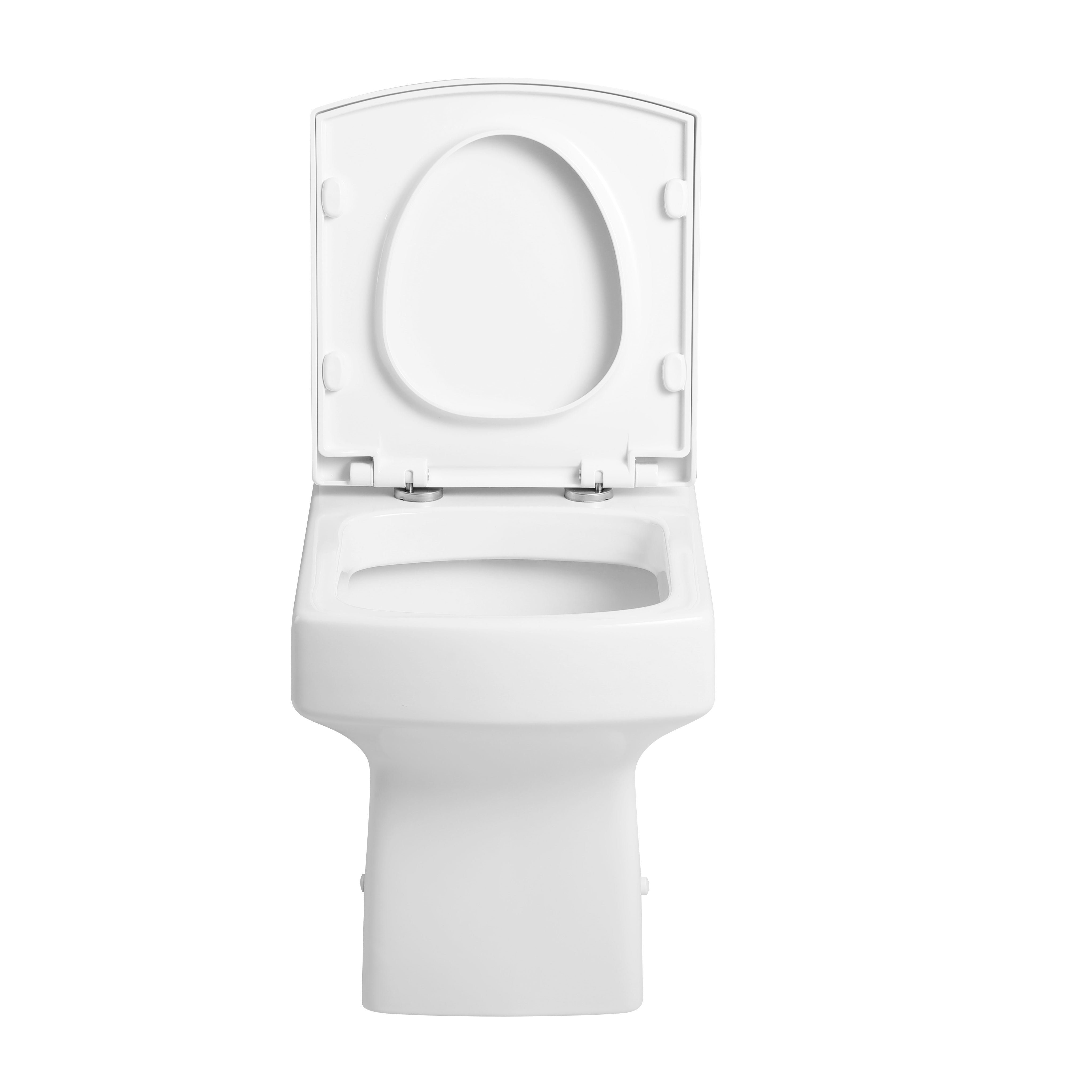 Messina Modern Back To Wall Toilet With Soft Close Seat & Concealed Cistern Option - White