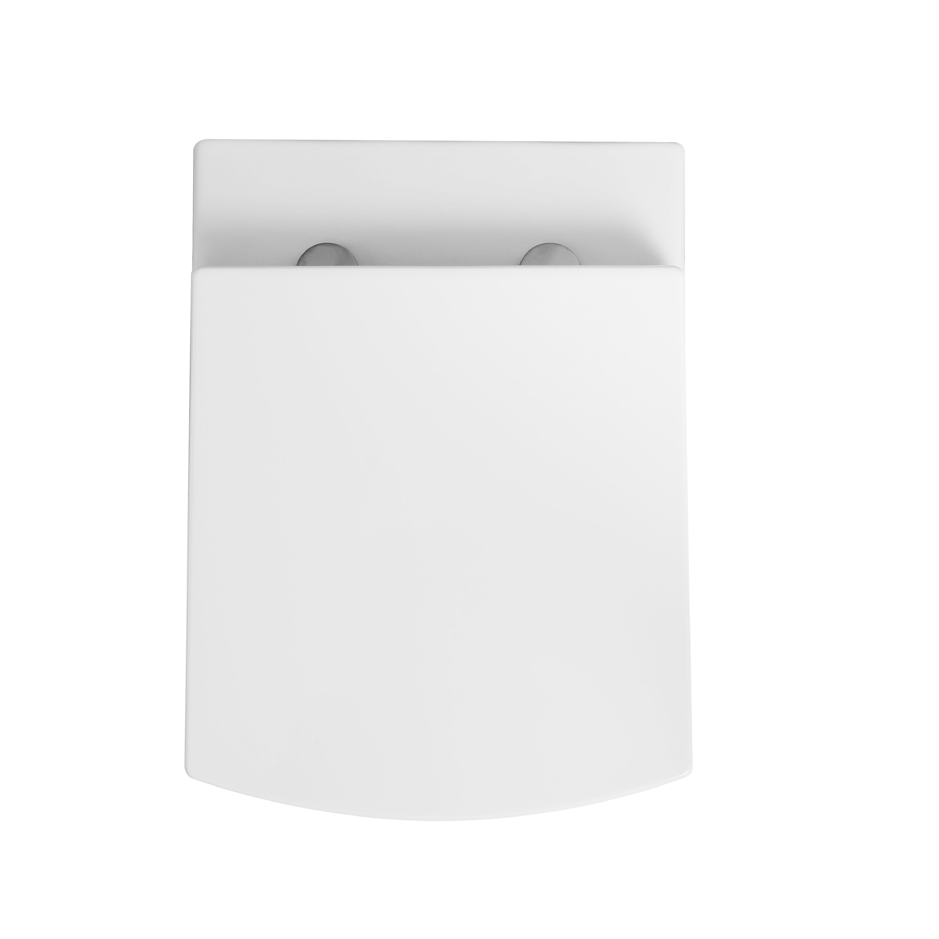 Messina Modern Back To Wall Toilet With Soft Close Seat & Concealed Cistern Option - White
