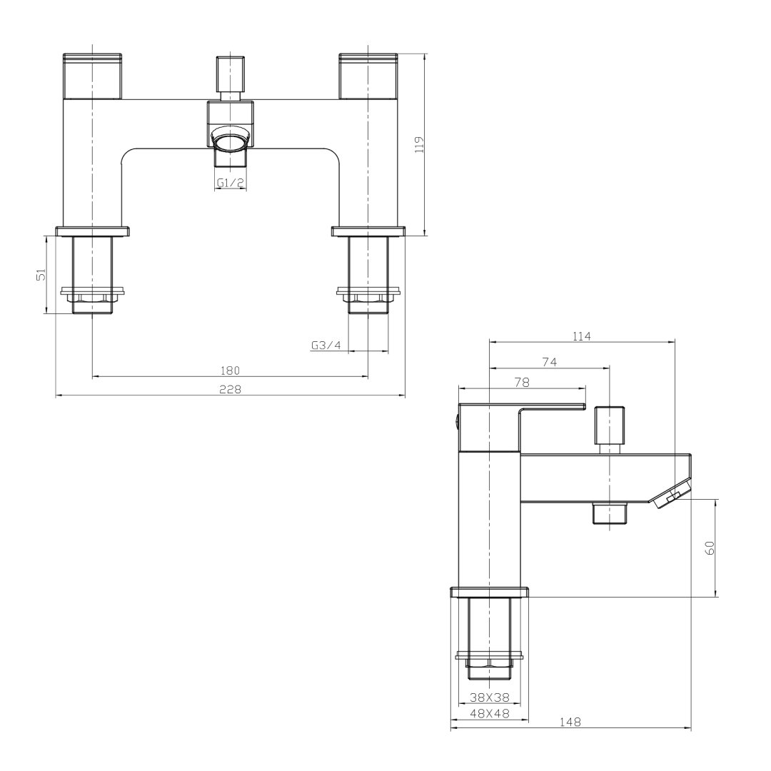 Mist Bath Shower Mixer Tap