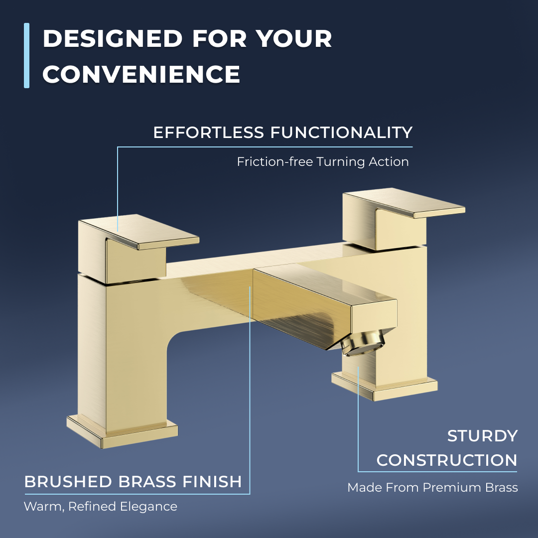 Mist Square Bath Filler Tap
