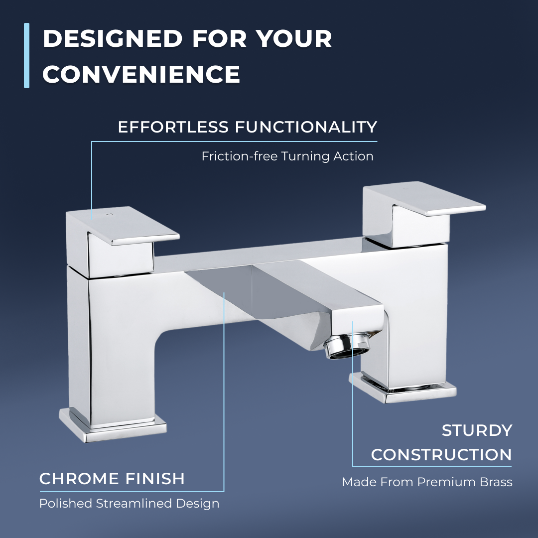 Mist Square Bath Filler Tap