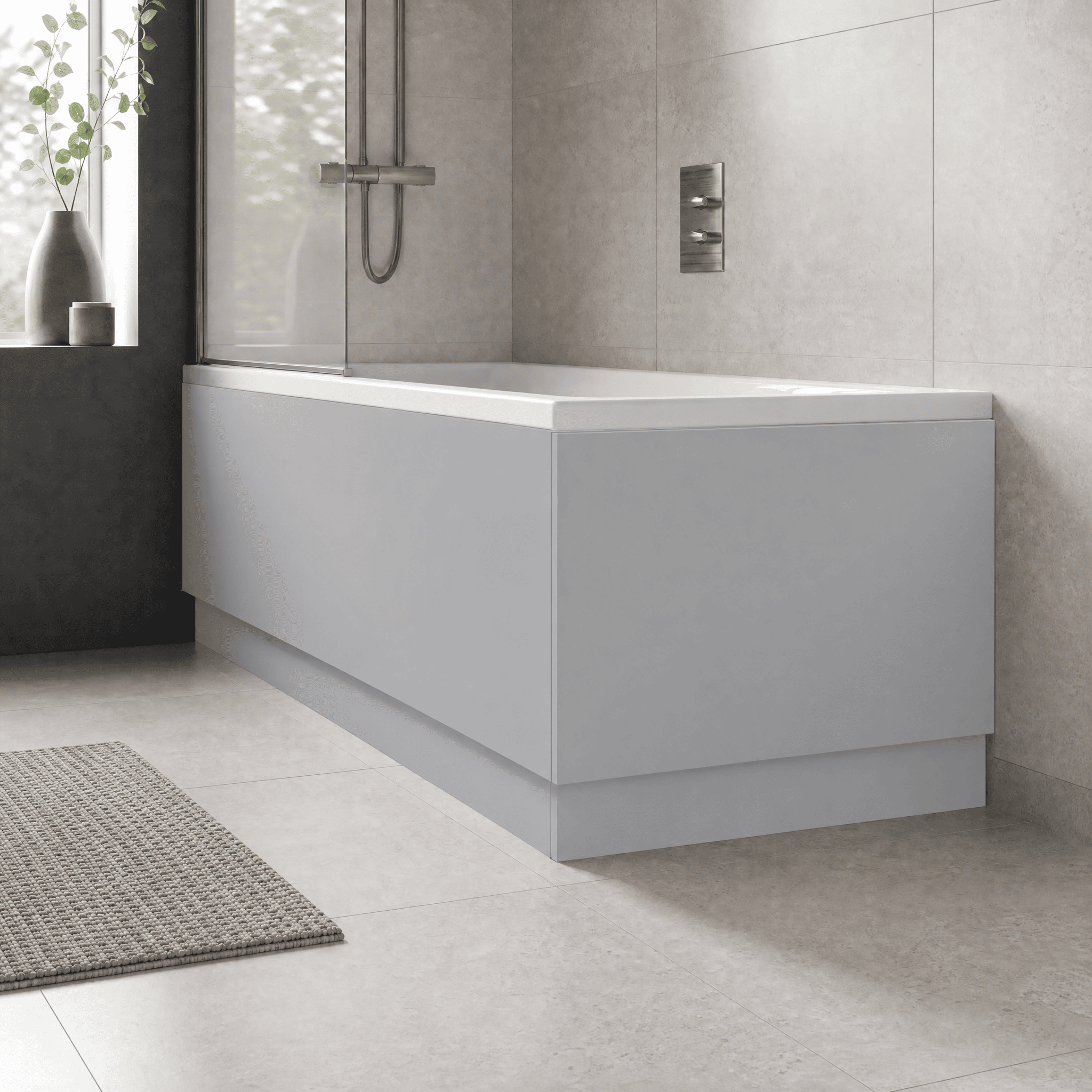 Solvex End Bath Panel with Plinth