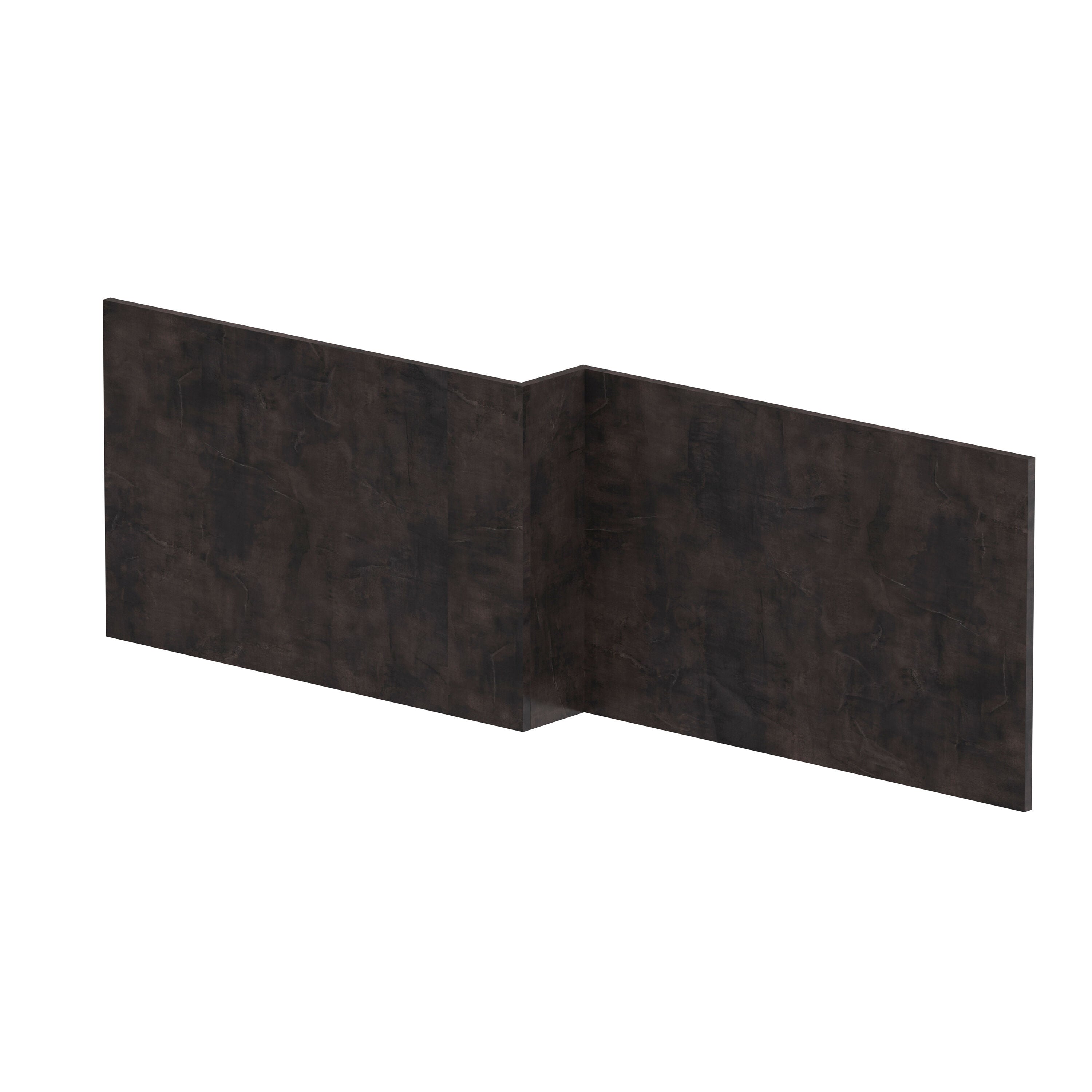 Crosswater L-Shaped Square Shower Bath Front Panel - 1700mm