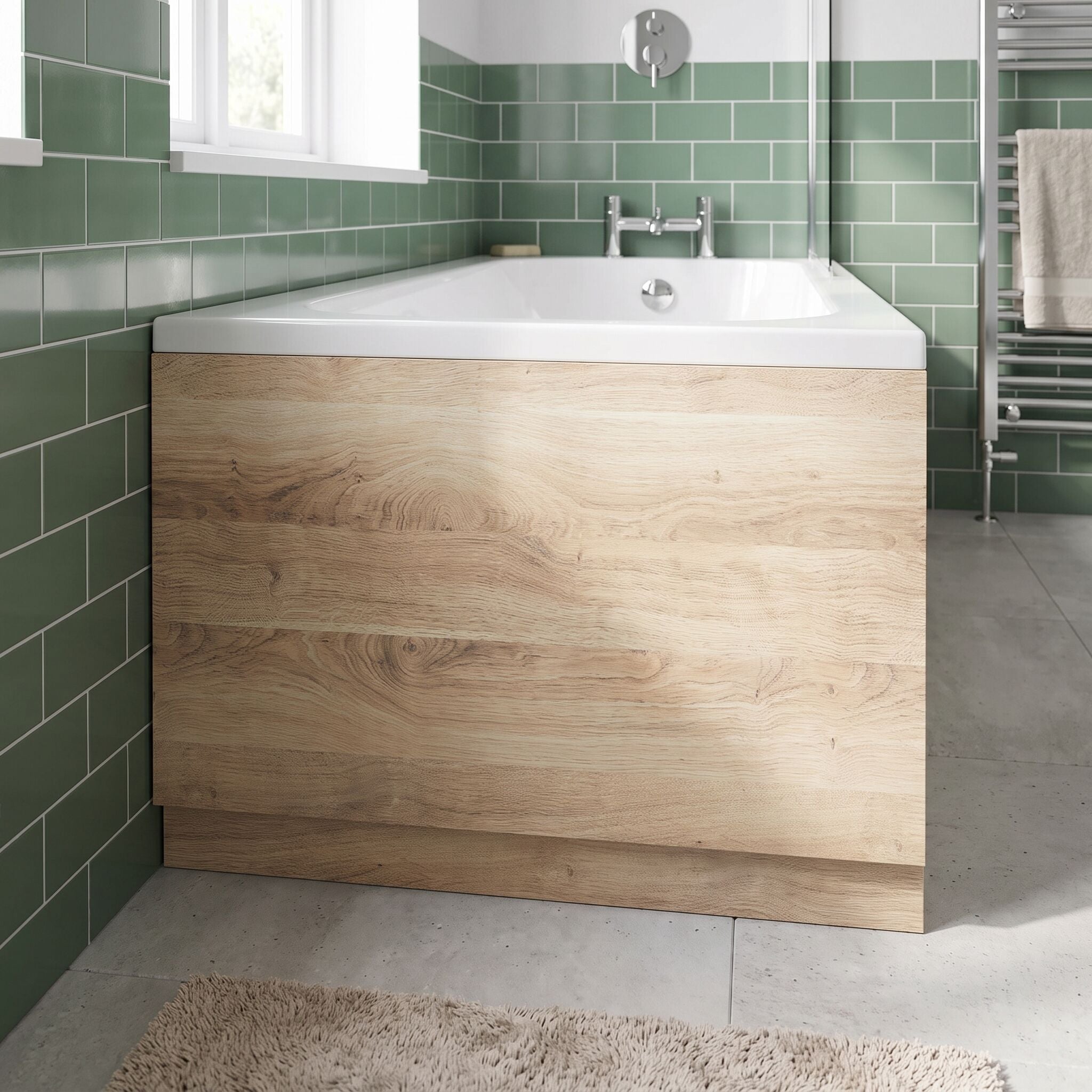 Solvex End Bath Panel with Plinth