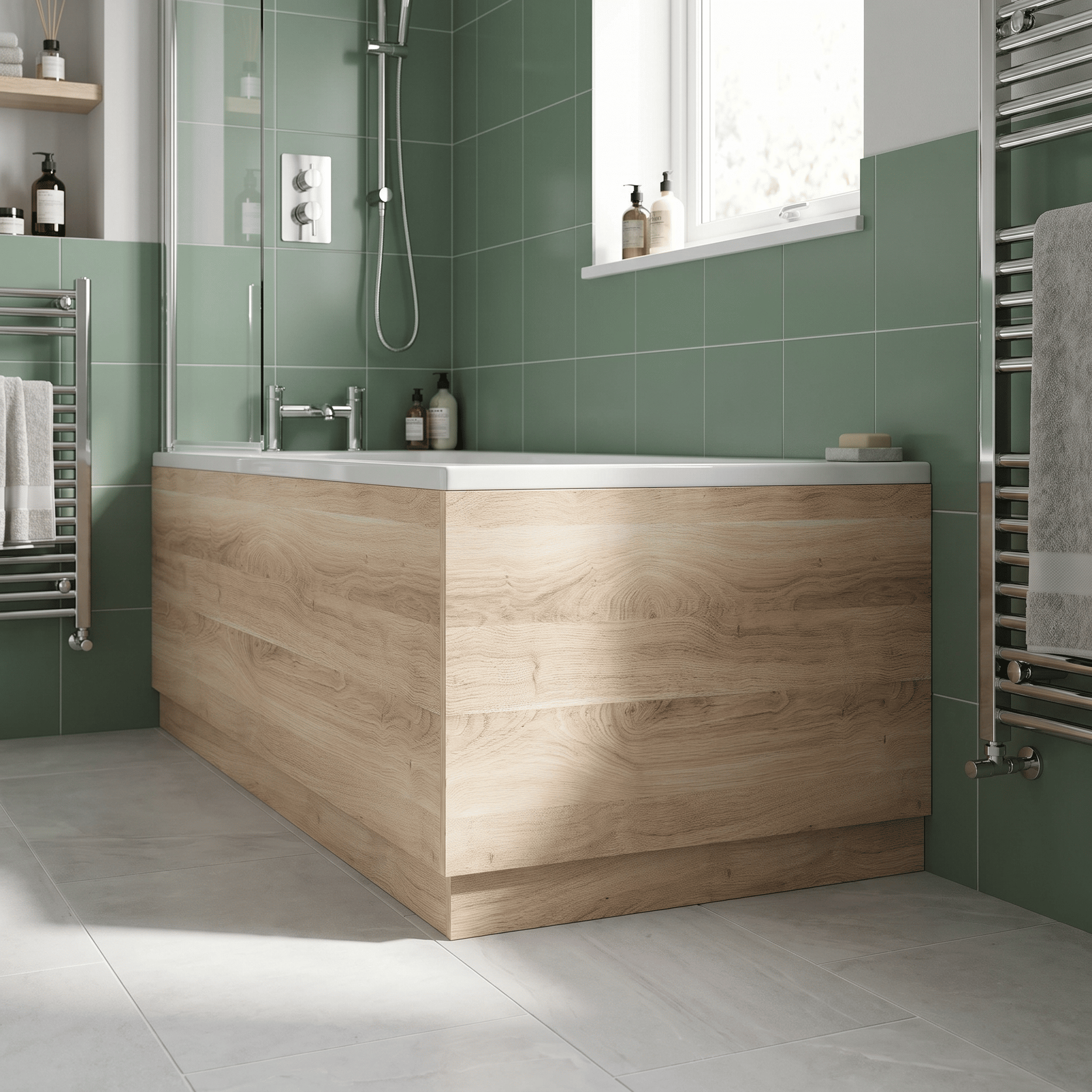 Solvex End Bath Panel with Plinth