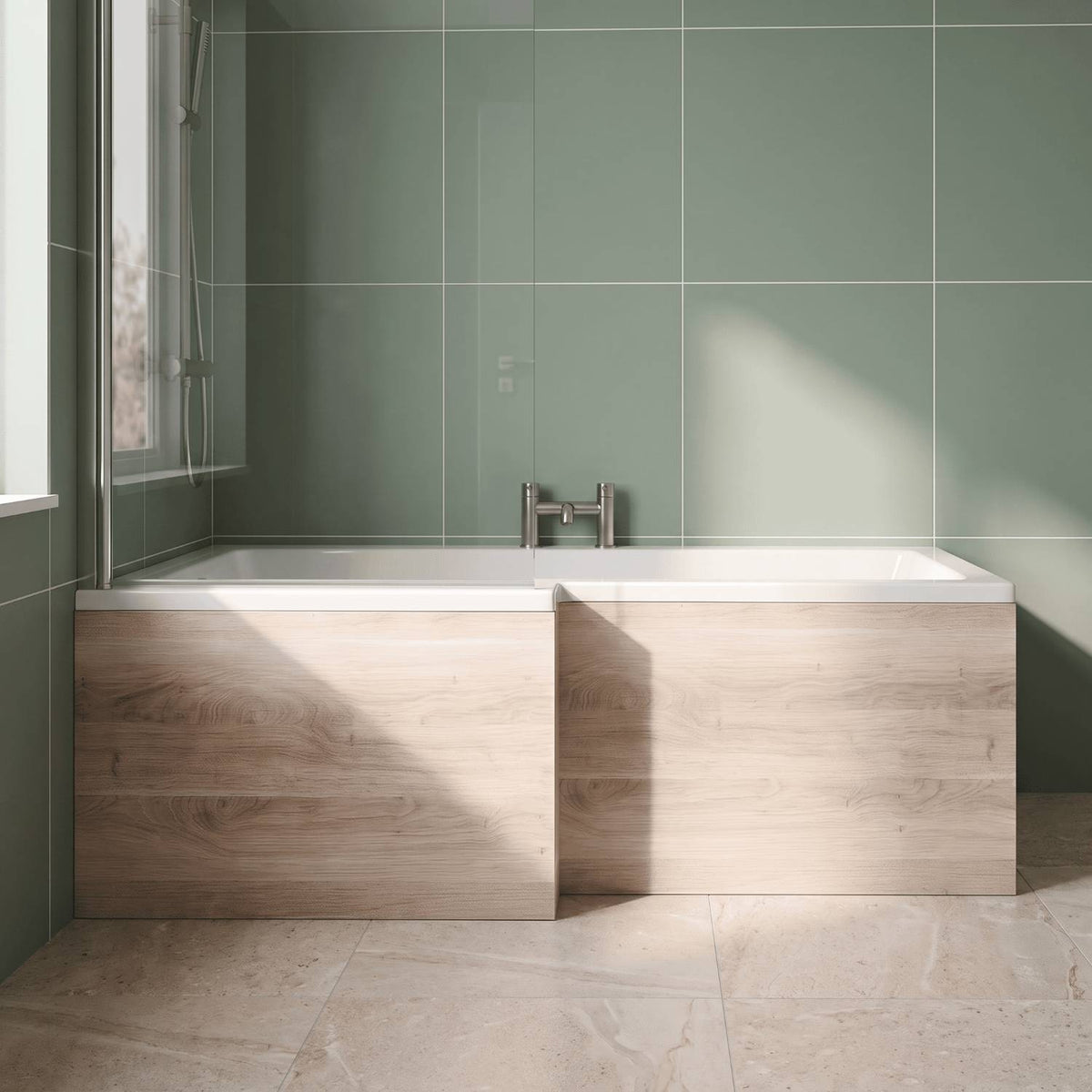 Crosswater L-Shaped Front Bath Panel