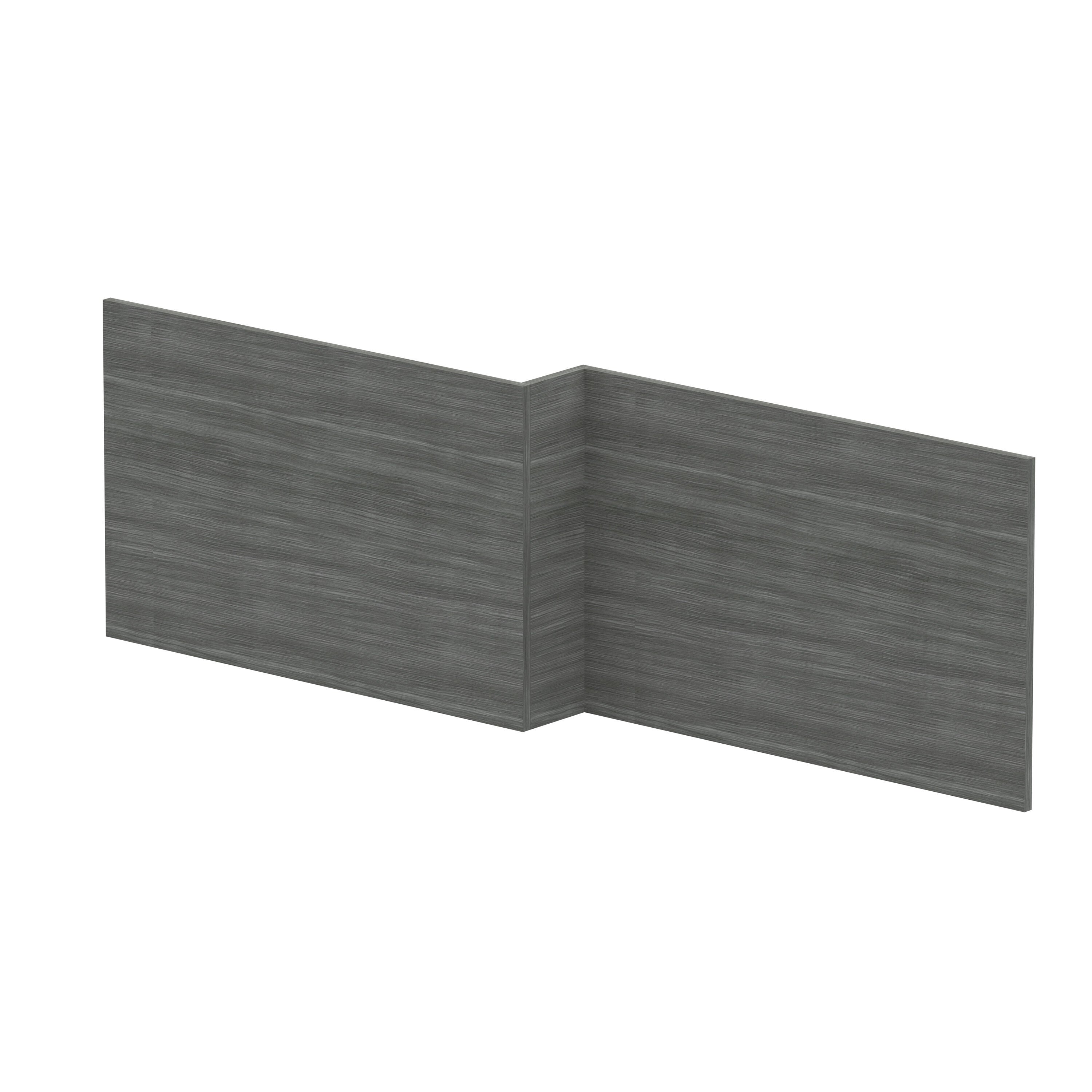 Crosswater L-Shaped Square Shower Bath Front Panel - 1700mm