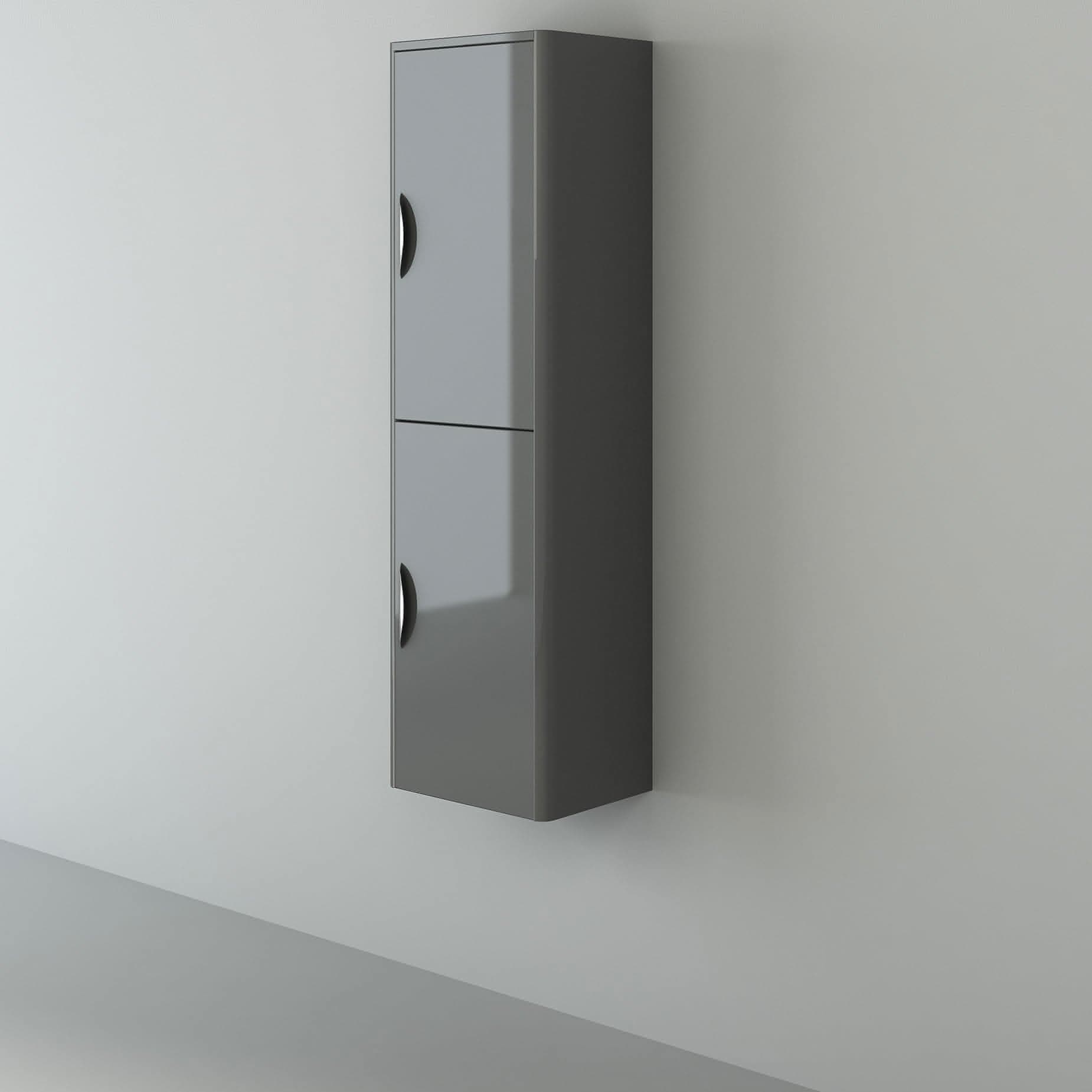 Apollo Wall Hung Tall Storage Unit - 1400mm x 400mm