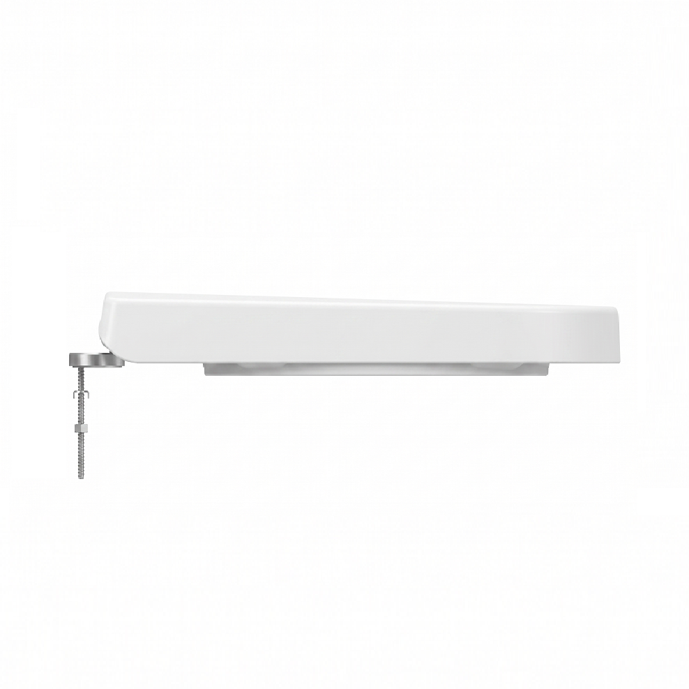 Naples Square Soft Close Toilet Seat - White