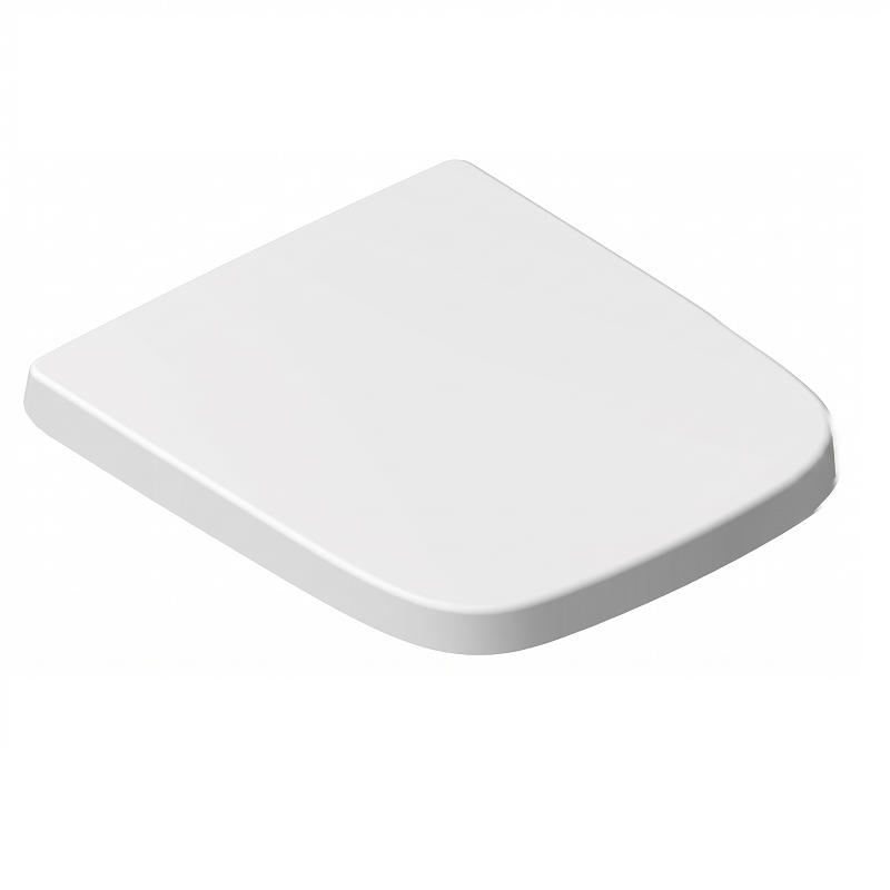 Naples Square Soft Close Toilet Seat - White