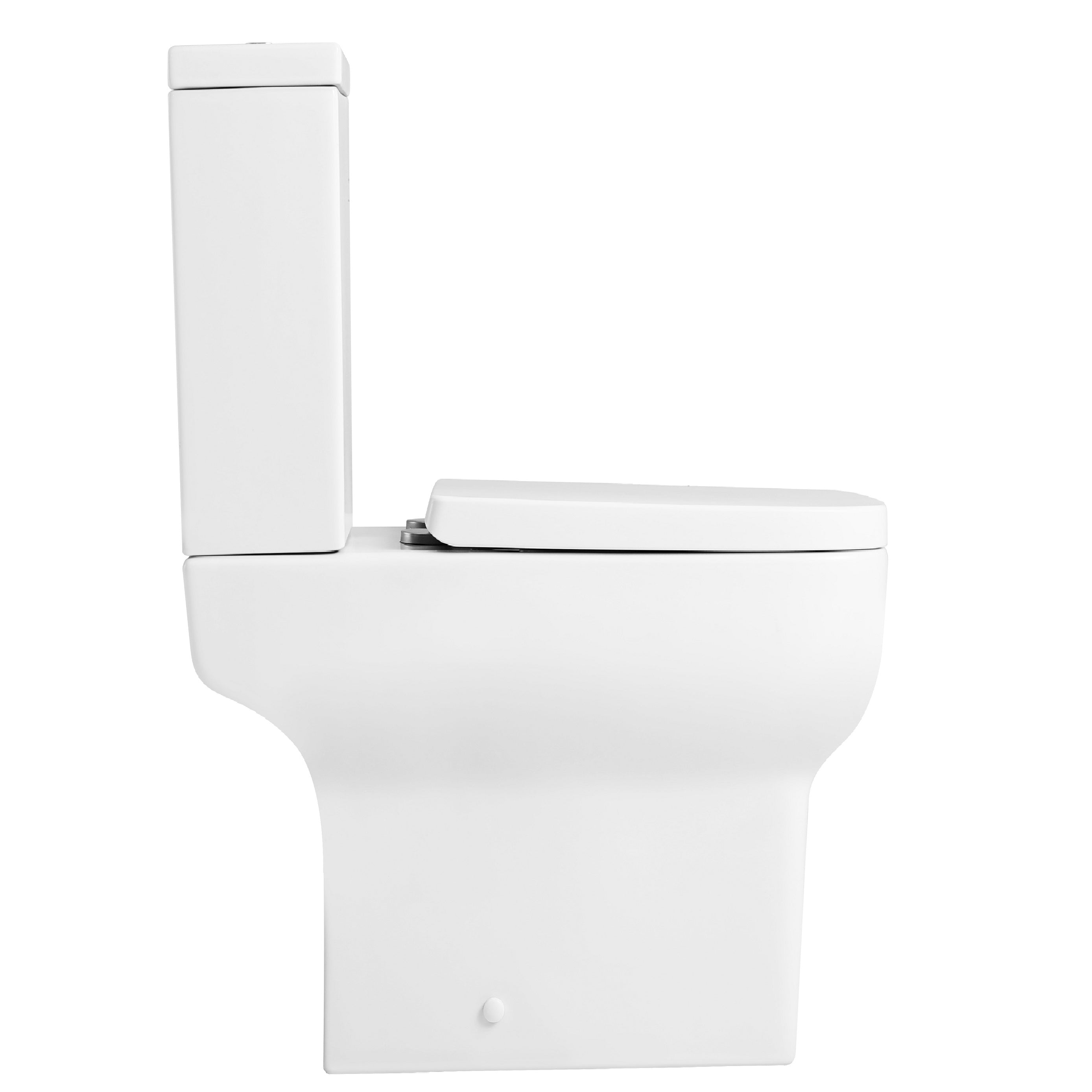 Naples Close Coupled Toilet And Full Pedestal Basin Suit - White