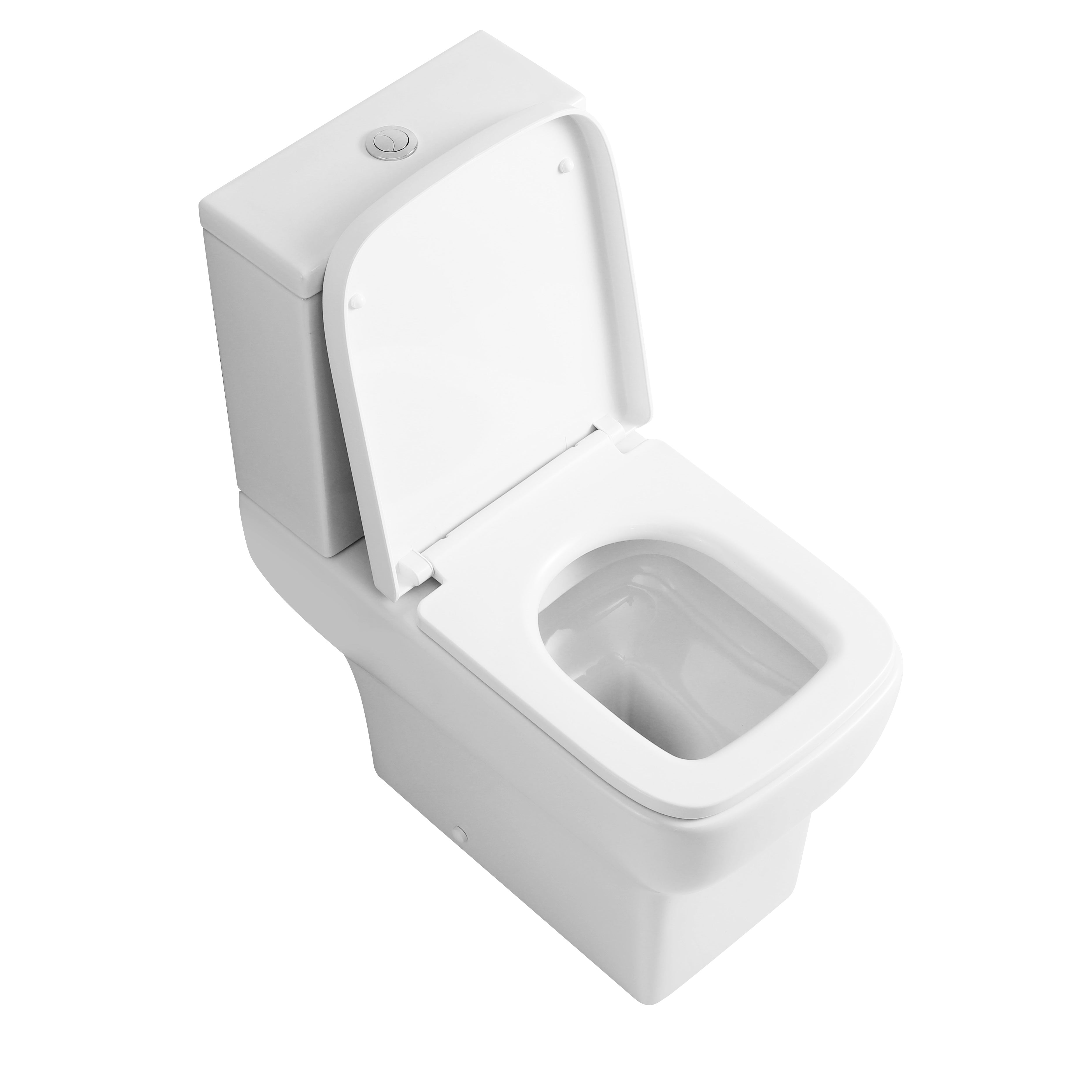 Naples Close Coupled Toilet And Cloakroom Wall Hung Basin Suit - White